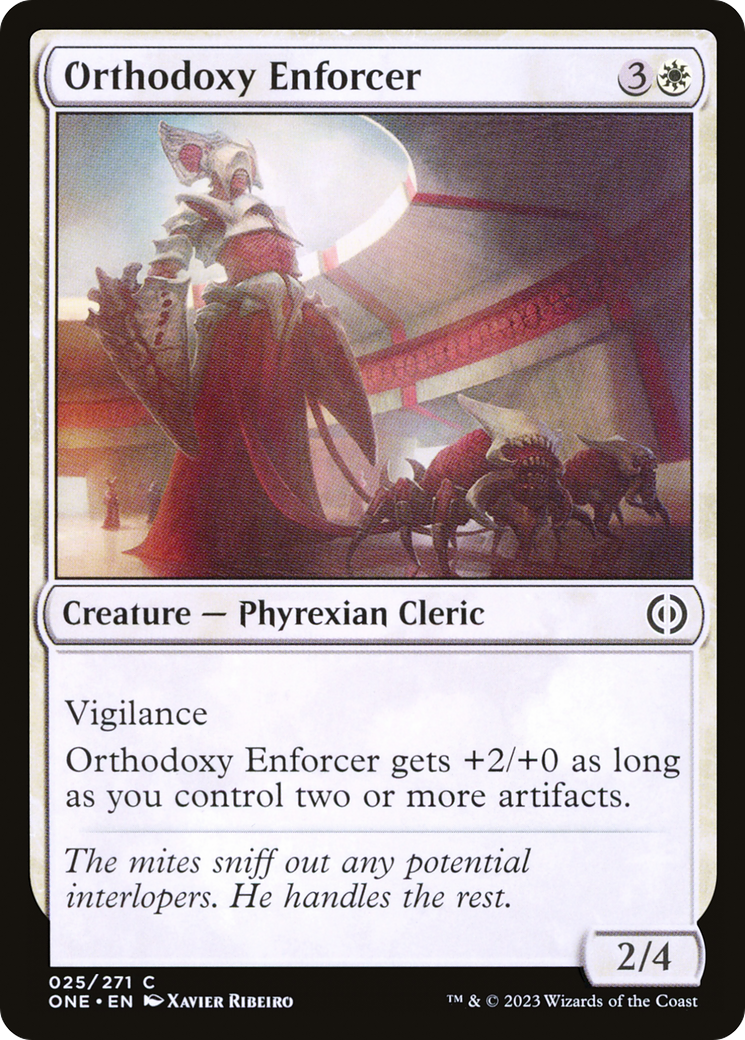 Orthodoxy Enforcer [Phyrexia: All Will Be One] | Exor Games Dartmouth