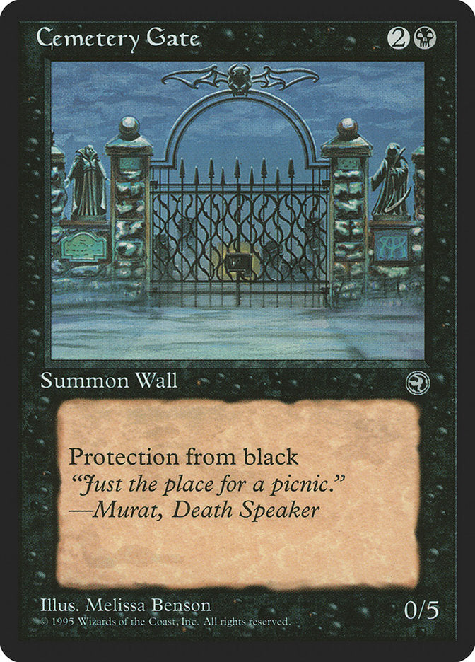 Cemetery Gate (Murat Flavor Text) [Homelands] | Exor Games Dartmouth