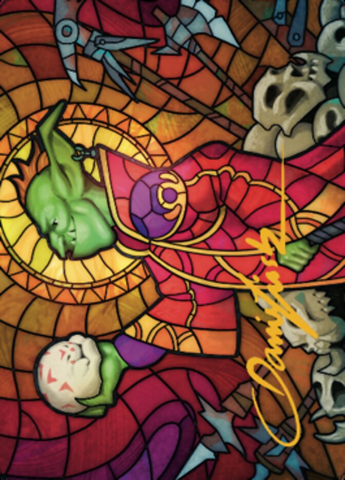 Squee, Dubious Monarch Art Card (Gold-Stamped Signature) [Dominaria United Art Series] | Exor Games Dartmouth