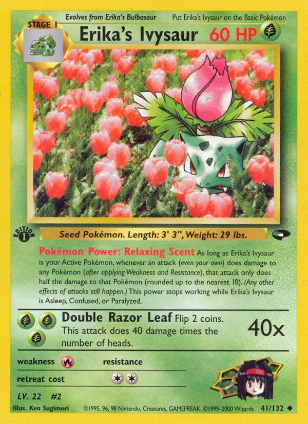 Erika's Ivysaur (41/132) [Gym Challenge 1st Edition] | Exor Games Dartmouth