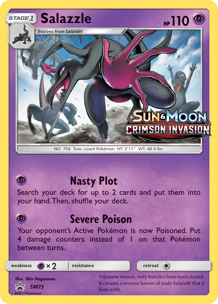 Salazzle (SM73) [Sun & Moon: Black Star Promos] | Exor Games Dartmouth
