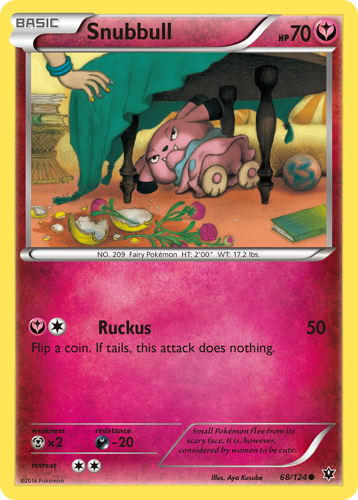 Snubbull (68/124) [XY: Fates Collide] | Exor Games Dartmouth