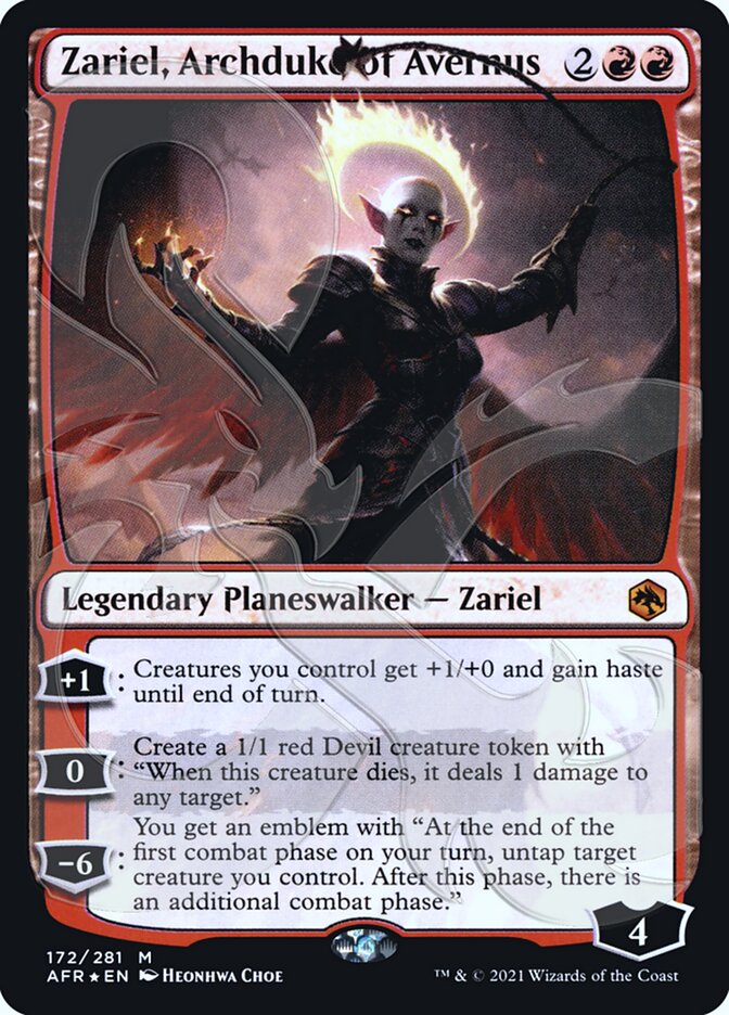 Zariel, Archduke of Avernus (Ampersand Promo) [Dungeons & Dragons: Adventures in the Forgotten Realms Promos] | Exor Games Dartmouth