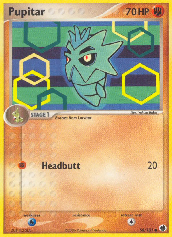 Pupitar (58/101) [EX: Dragon Frontiers] | Exor Games Dartmouth