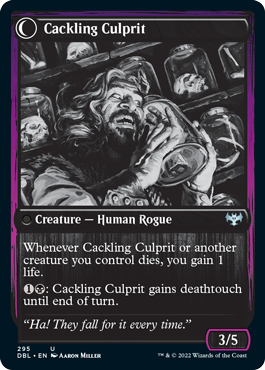 Panicked Bystander // Cackling Culprit [Innistrad: Double Feature] | Exor Games Dartmouth