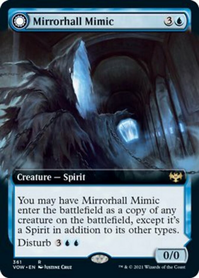 Mirrorhall Mimic // Ghastly Mimicry (Extended) [Innistrad: Crimson Vow] | Exor Games Dartmouth