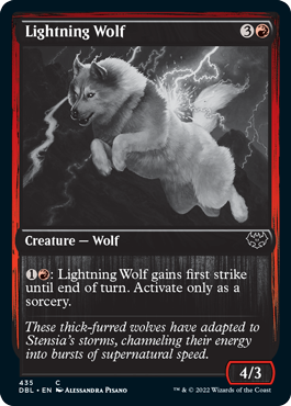 Lightning Wolf [Innistrad: Double Feature] | Exor Games Dartmouth