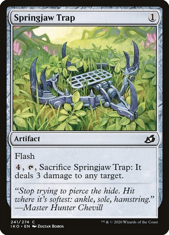 Springjaw Trap [Ikoria: Lair of Behemoths] | Exor Games Dartmouth