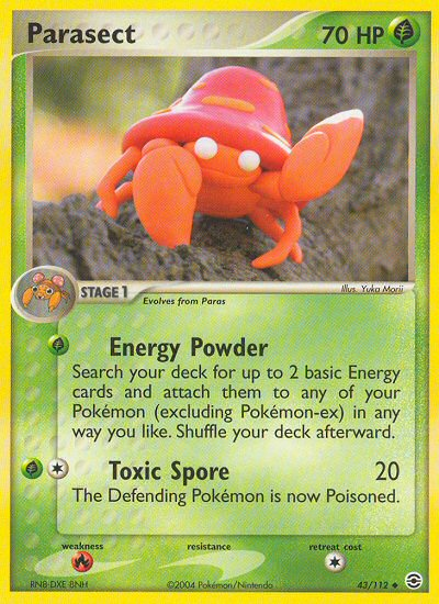 Parasect (43/112) [EX: FireRed & LeafGreen] | Exor Games Dartmouth