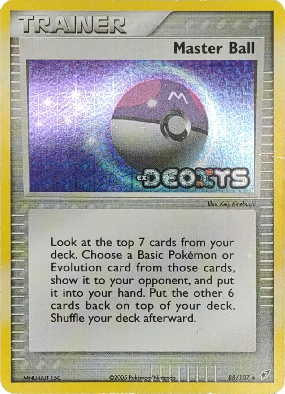 Master Ball (88/107) (Stamped) [EX: Deoxys] | Exor Games Dartmouth