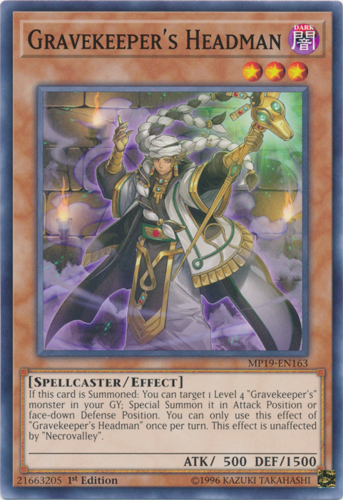 Gravekeeper's Headman [MP19-EN163] Common | Exor Games Dartmouth
