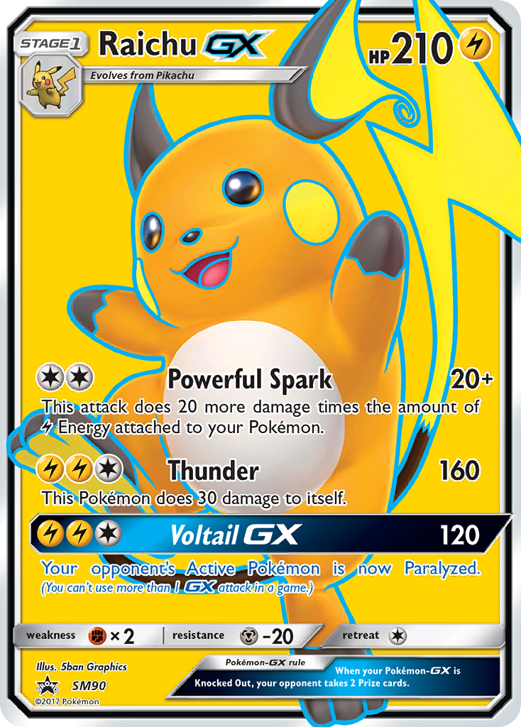 Raichu GX (SM90) [Sun & Moon: Black Star Promos] | Exor Games Dartmouth