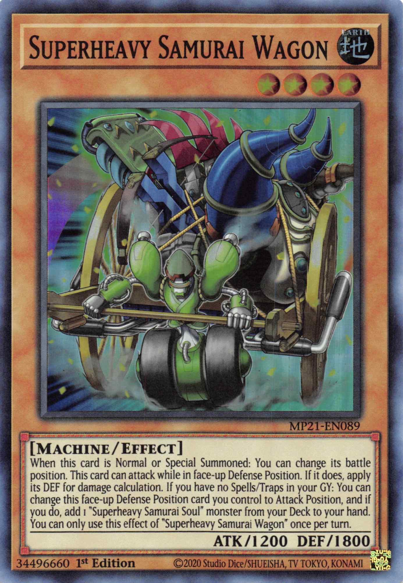 Superheavy Samurai Wagon [MP21-EN089] Super Rare | Exor Games Dartmouth