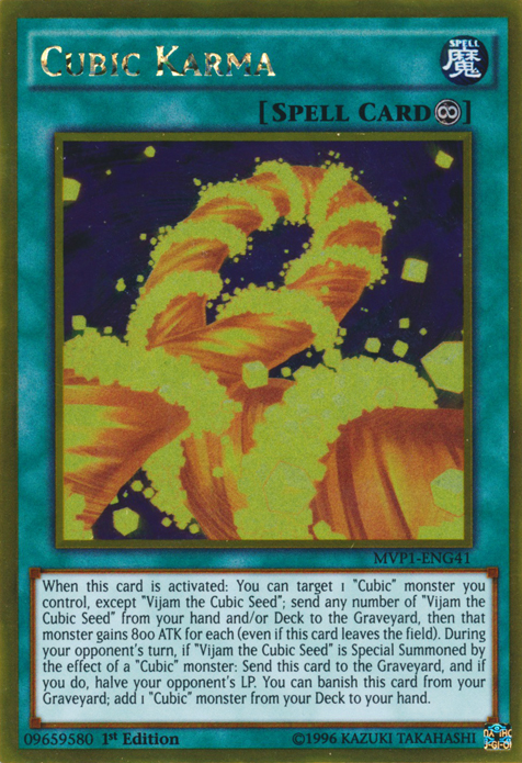 Cubic Karma [MVP1-ENG41] Gold Rare | Exor Games Dartmouth
