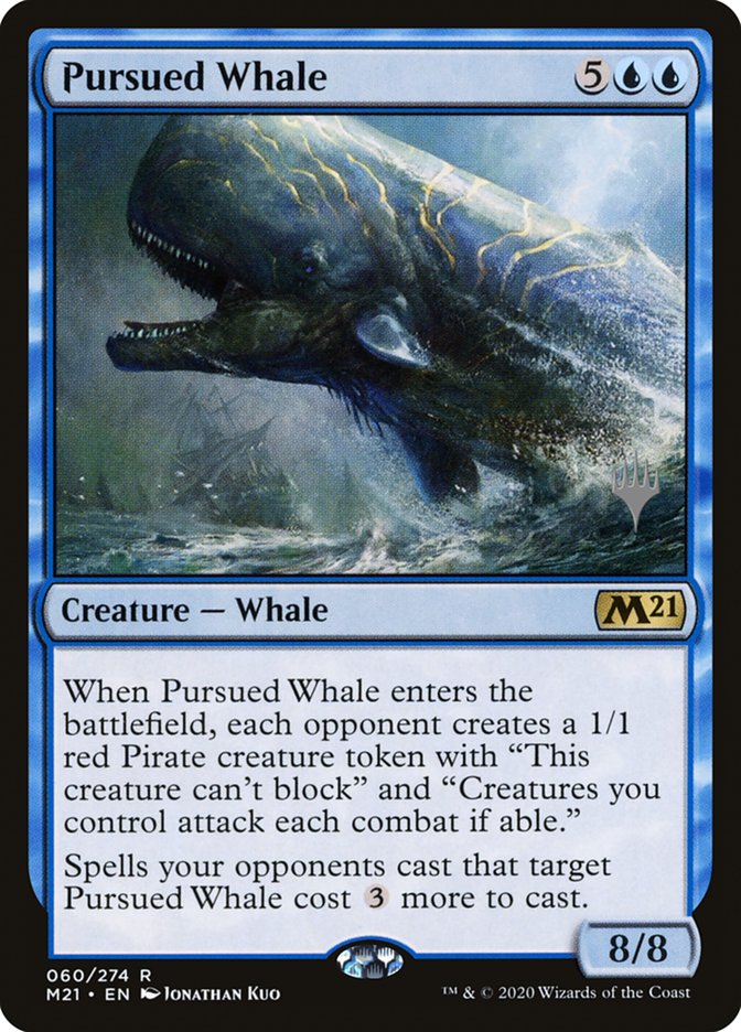 Pursued Whale (Promo Pack) [Core Set 2021 Promos] | Exor Games Dartmouth