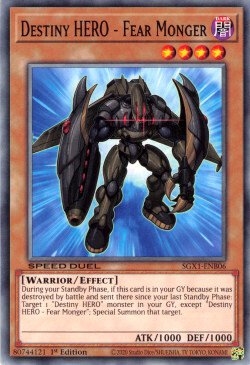 Destiny HERO - Fear Monger [SGX1-ENB06] Common | Exor Games Dartmouth