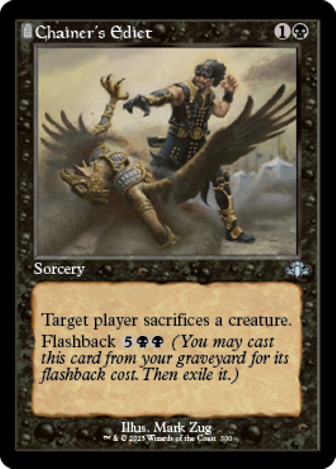 Chainer's Edict (Retro) [Dominaria Remastered] | Exor Games Dartmouth