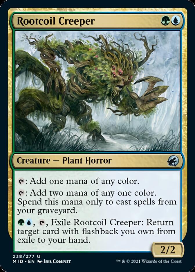 Rootcoil Creeper [Innistrad: Midnight Hunt] | Exor Games Dartmouth