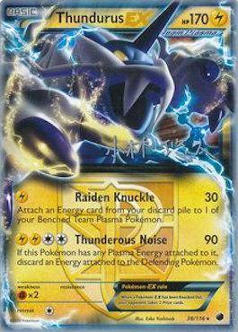 Thundurus EX (38/116) (Plasma Power - Haruto Kobayashi) [World Championships 2014] | Exor Games Dartmouth