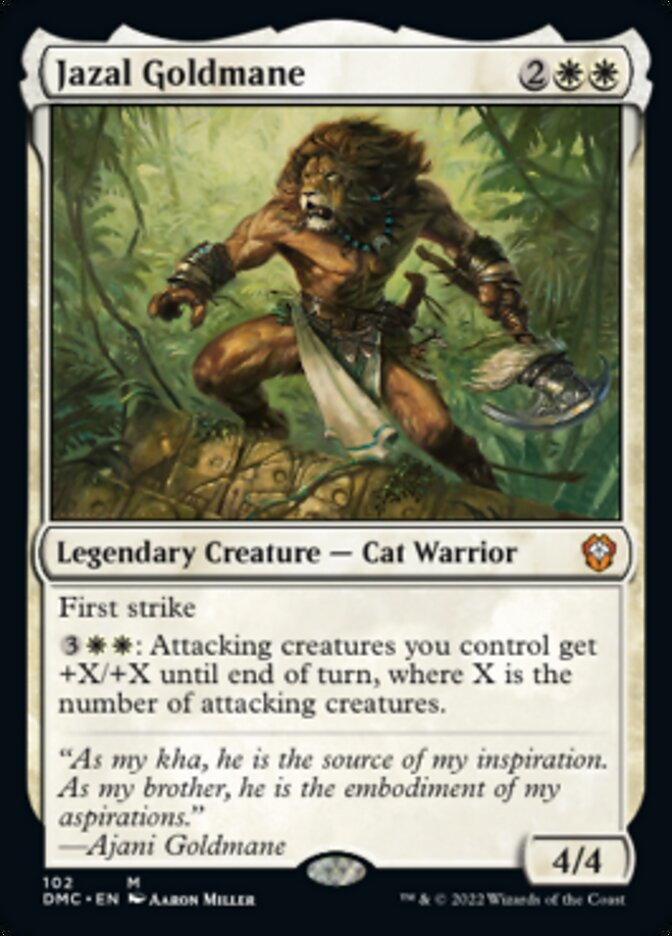Jazal Goldmane [Dominaria United Commander] | Exor Games Dartmouth