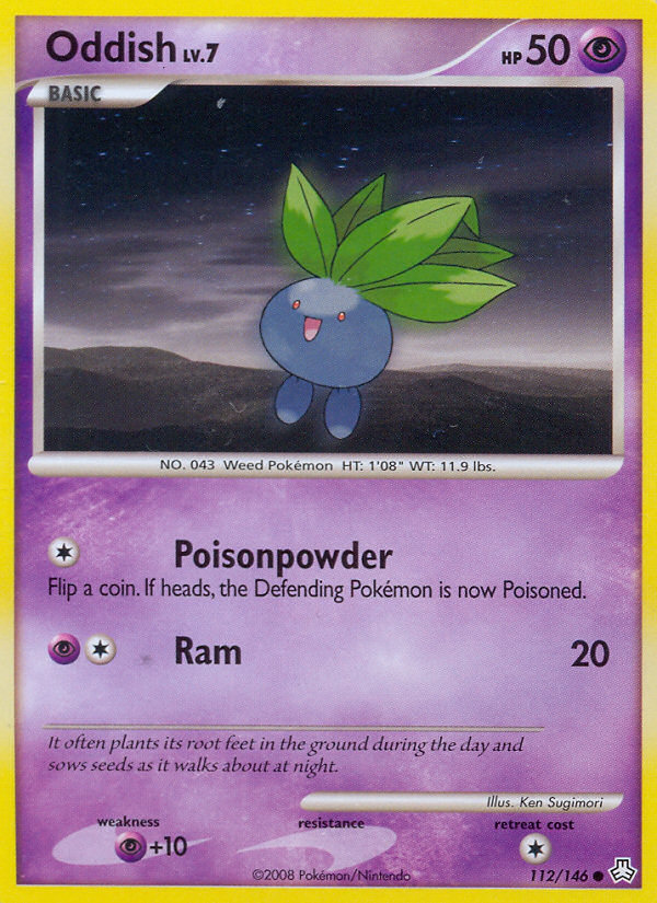 Oddish (112/146) [Diamond & Pearl: Legends Awakened] | Exor Games Dartmouth