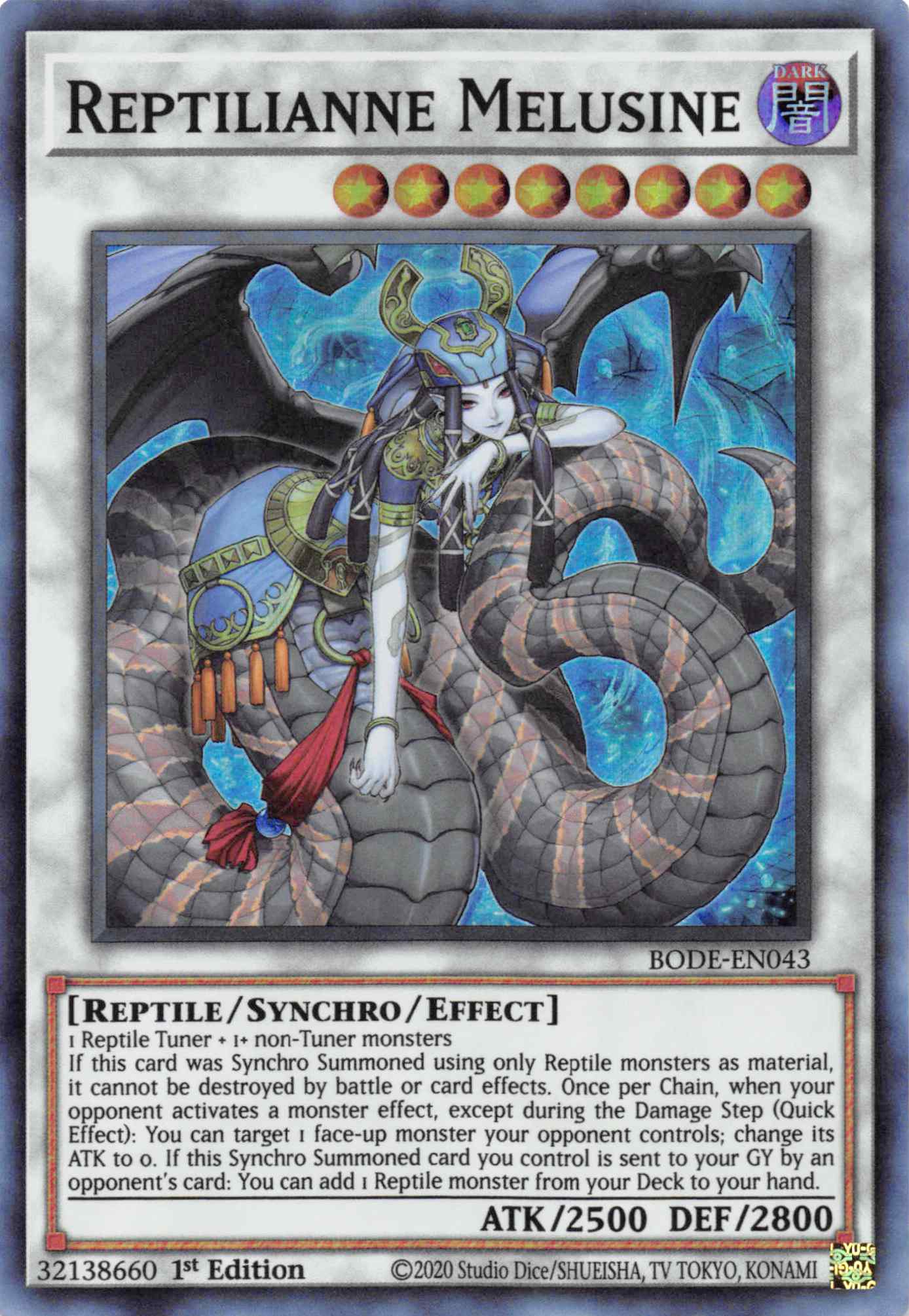 Reptilianne Melusine [BODE-EN043] Super Rare | Exor Games Dartmouth