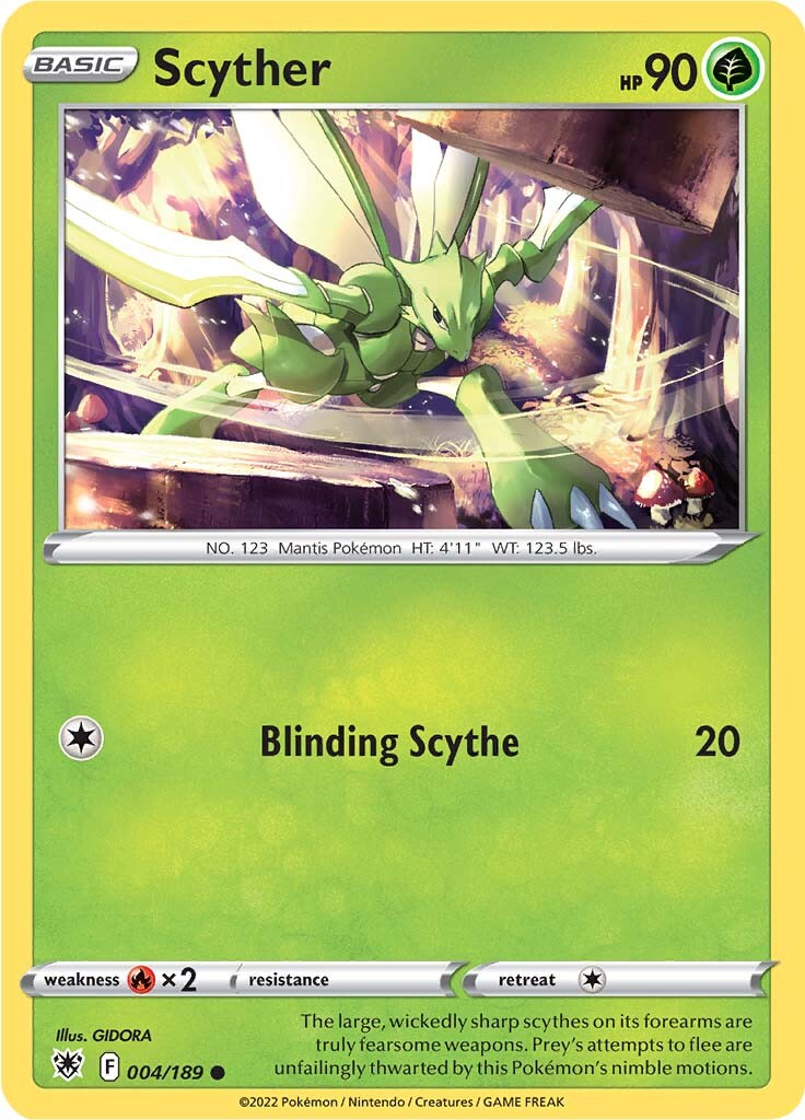 Scyther (004/189) [Sword & Shield: Astral Radiance] | Exor Games Dartmouth