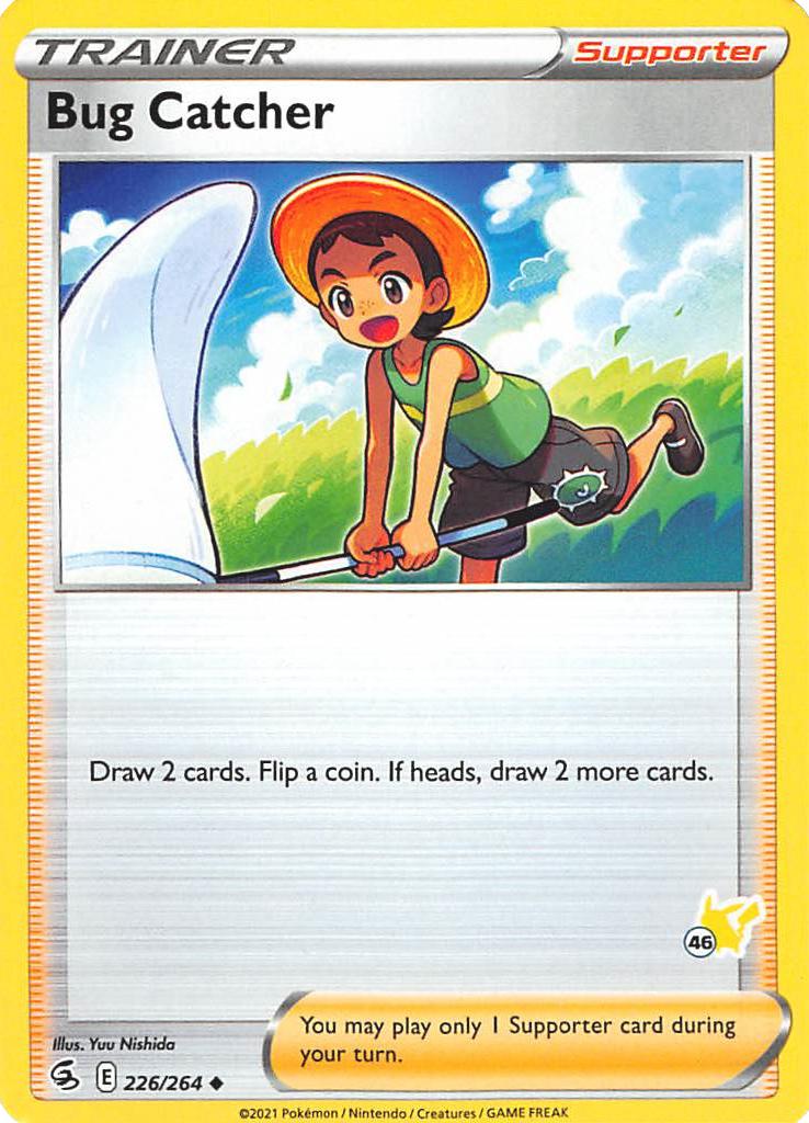 Bug Catcher (226/264) (Pikachu Stamp #46) [Battle Academy 2022] | Exor Games Dartmouth