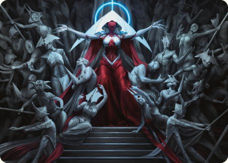 Elesh Norn, Mother of Machines Art Card [Phyrexia: All Will Be One Art Series] | Exor Games Dartmouth