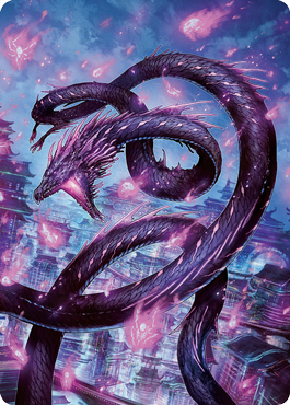 Junji, the Midnight Sky 2 Art Card [Kamigawa: Neon Dynasty Art Series] | Exor Games Dartmouth