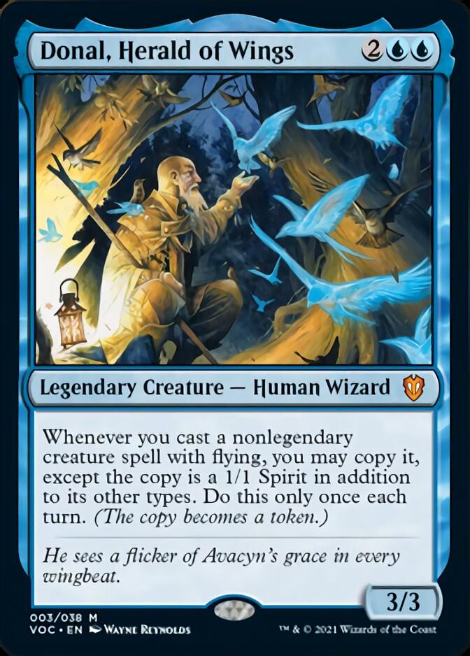 Donal, Herald of Wings [Innistrad: Crimson Vow Commander] | Exor Games Dartmouth