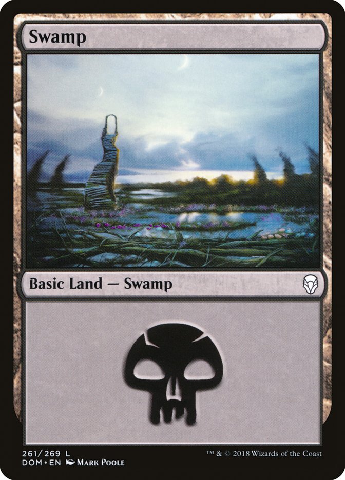 Swamp (261) [Dominaria] | Exor Games Dartmouth