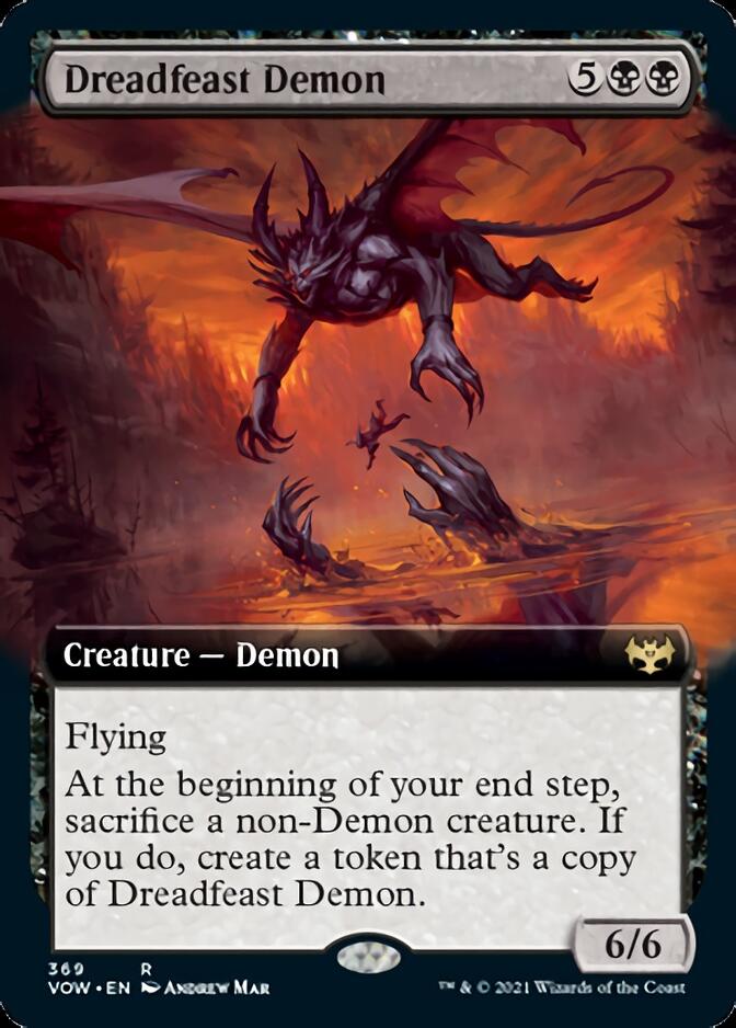 Dreadfeast Demon (Extended) [Innistrad: Crimson Vow] | Exor Games Dartmouth