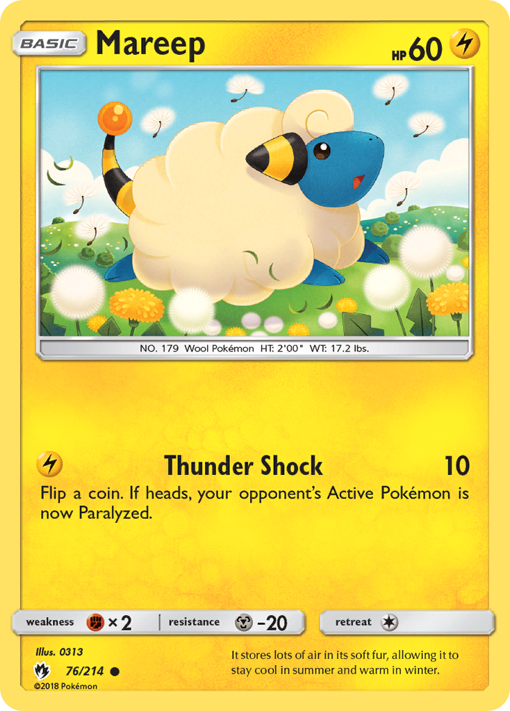 Mareep (76/214) [Sun & Moon: Lost Thunder] | Exor Games Dartmouth