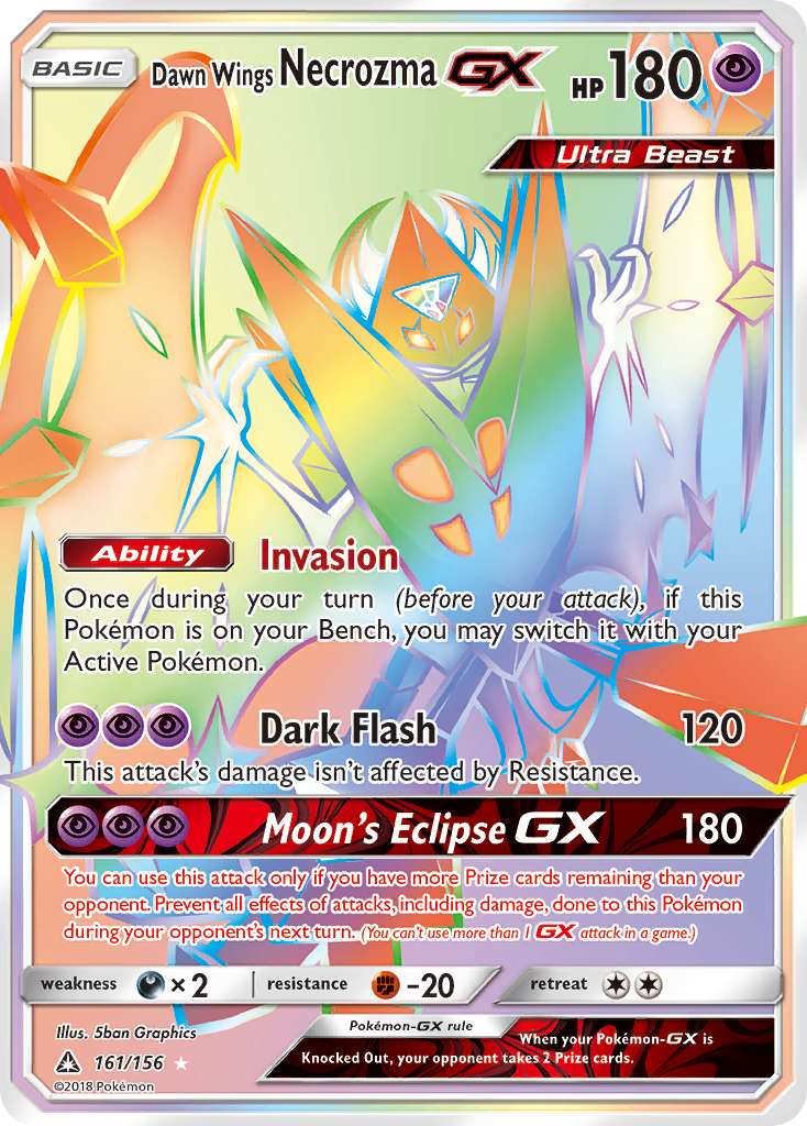 Dawn Wings Necrozma GX (161/156) [Sun & Moon: Ultra Prism] | Exor Games Dartmouth