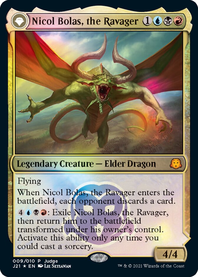 Nicol Bolas, the Ravager [Judge Gift Cards 2021] | Exor Games Dartmouth