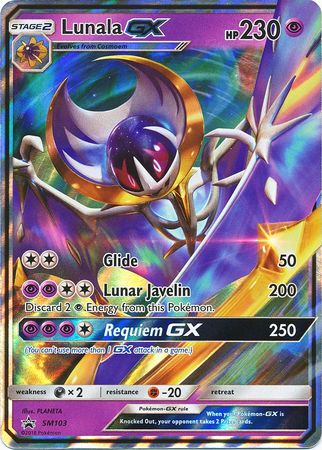 Lunala GX (SM103) (Jumbo Card) [Sun & Moon: Black Star Promos] | Exor Games Dartmouth