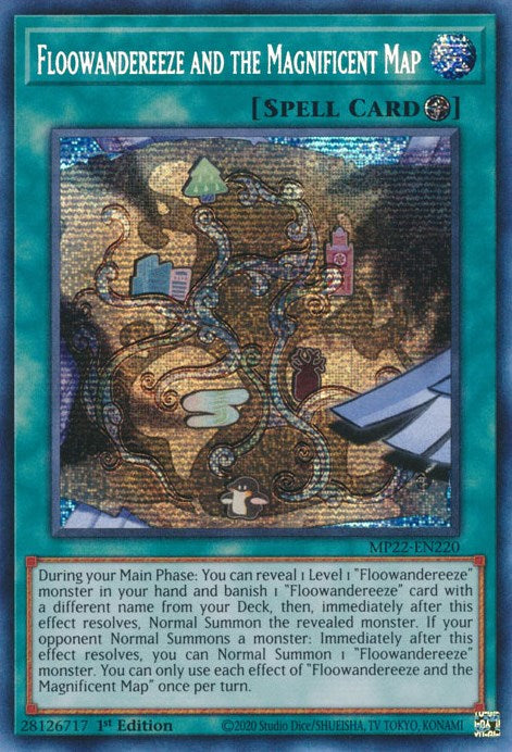 Floowandereeze and the Magnificent Map [MP22-EN220] Prismatic Secret Rare | Exor Games Dartmouth