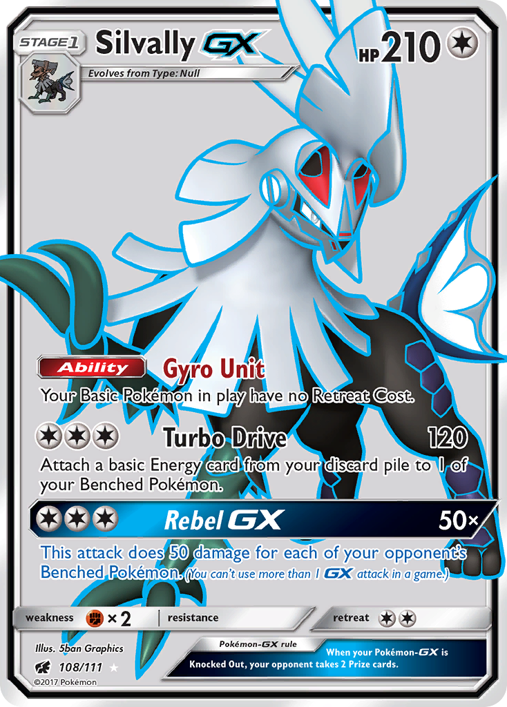 Silvally GX (108/111) [Sun & Moon: Crimson Invasion] | Exor Games Dartmouth