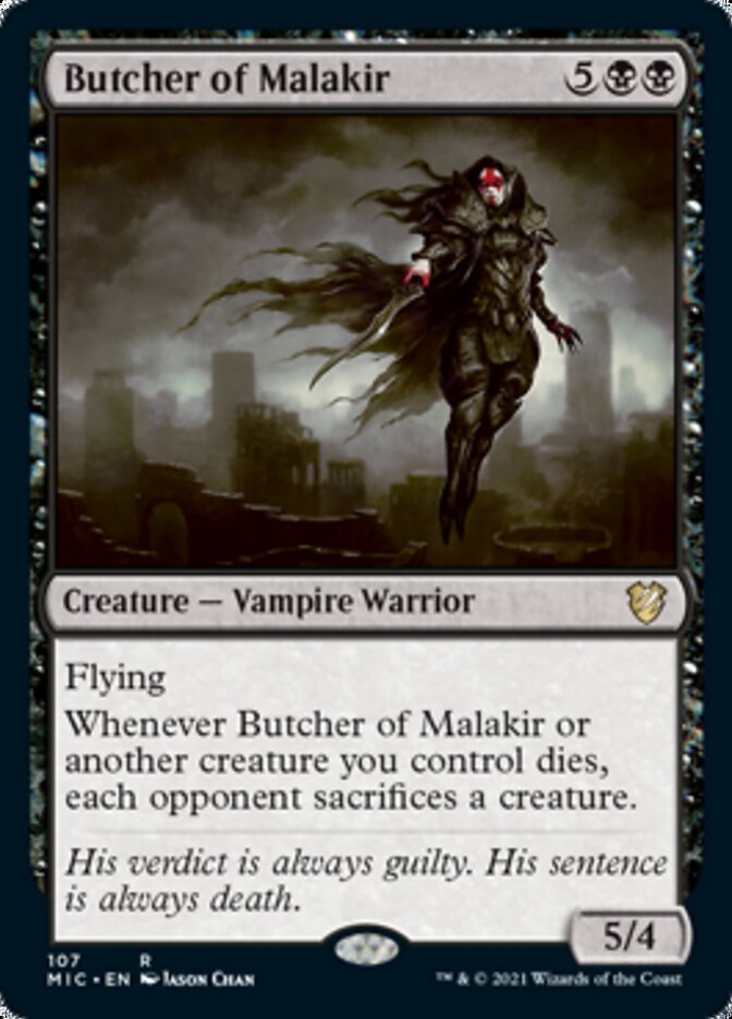 Butcher of Malakir [Innistrad: Midnight Hunt Commander] | Exor Games Dartmouth