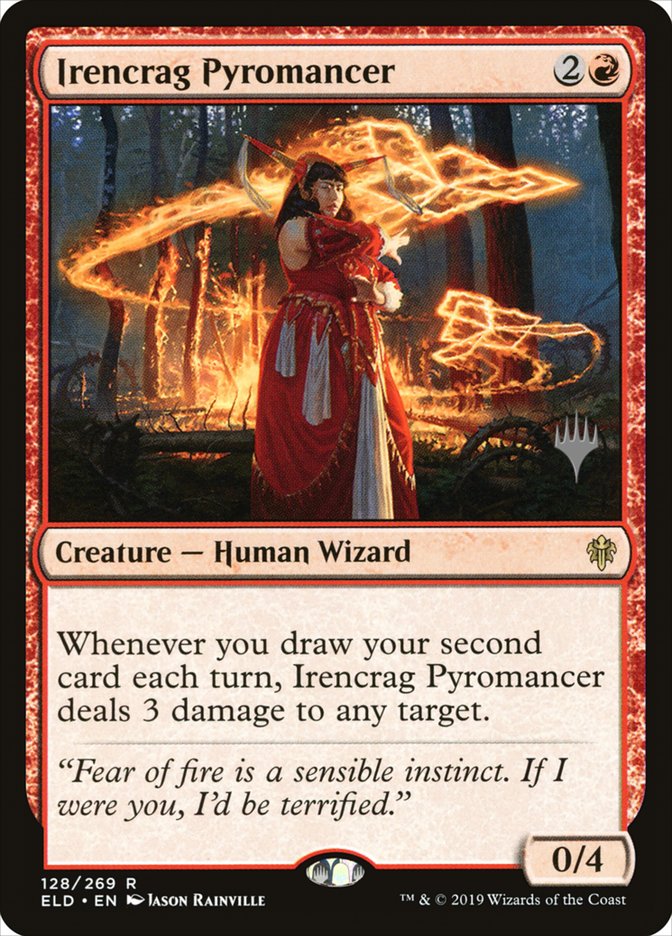 Irencrag Pyromancer (Promo Pack) [Throne of Eldraine Promos] | Exor Games Dartmouth