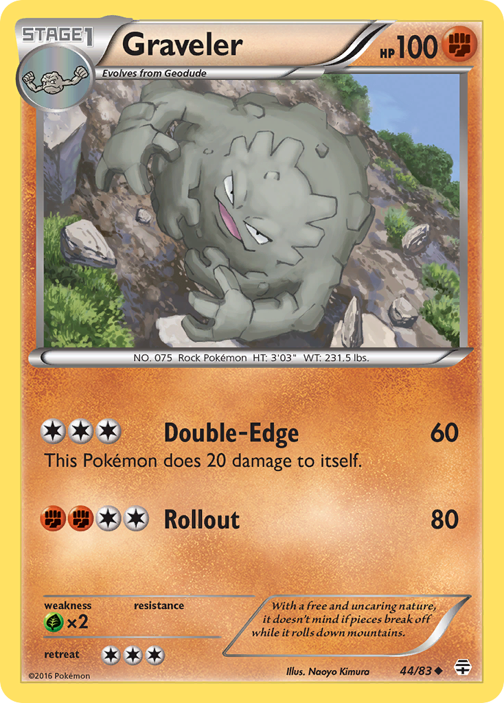 Graveler (44/83) [XY: Generations] | Exor Games Dartmouth