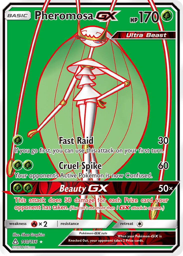 Pheromosa GX (140/156) [Sun & Moon: Ultra Prism] | Exor Games Dartmouth