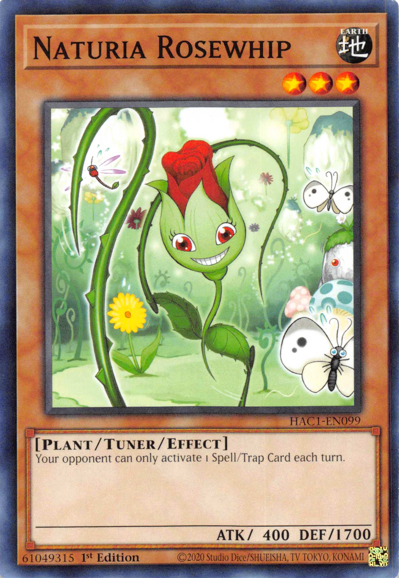 Naturia Rosewhip [HAC1-EN099] Common | Exor Games Dartmouth