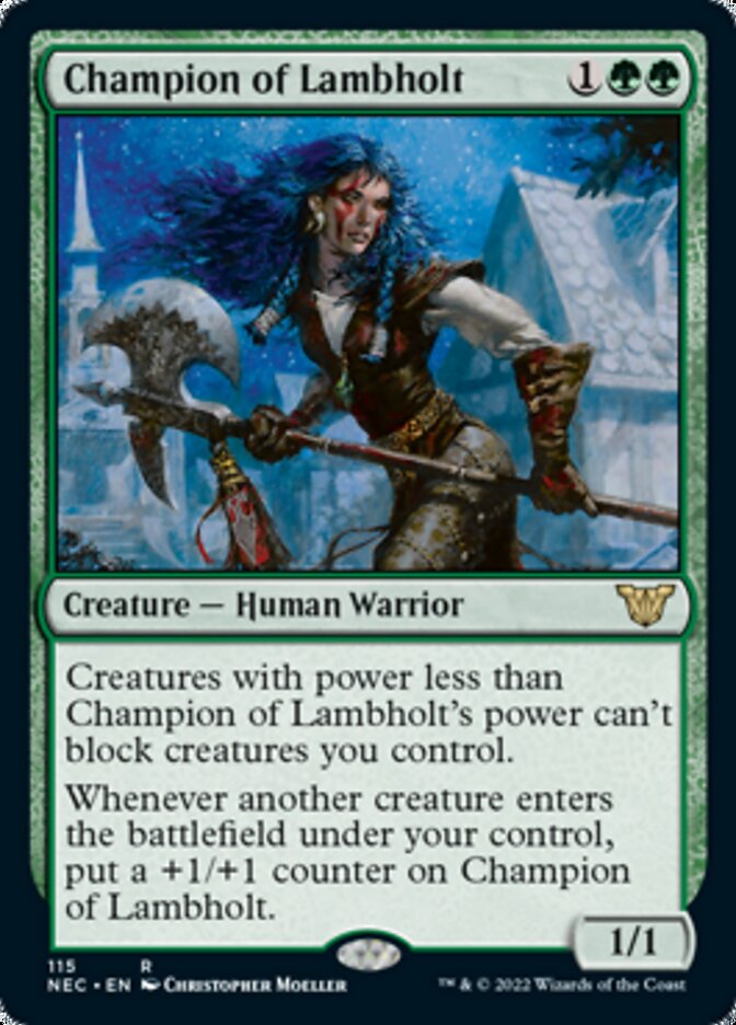 Champion of Lambholt [Kamigawa: Neon Dynasty Commander] | Exor Games Dartmouth