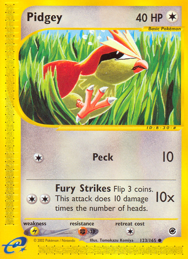 Pidgey (123/165) [Expedition: Base Set] | Exor Games Dartmouth