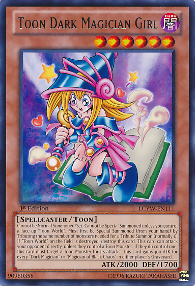 Toon Dark Magician Girl [LCYW-EN111] Rare | Exor Games Dartmouth