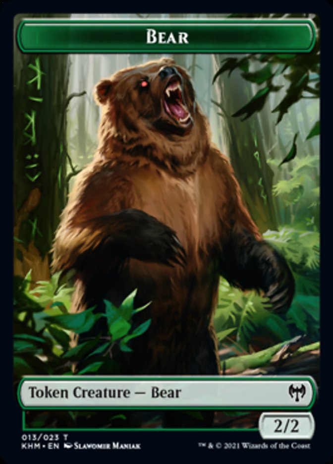 Bear Token [Kaldheim] | Exor Games Dartmouth