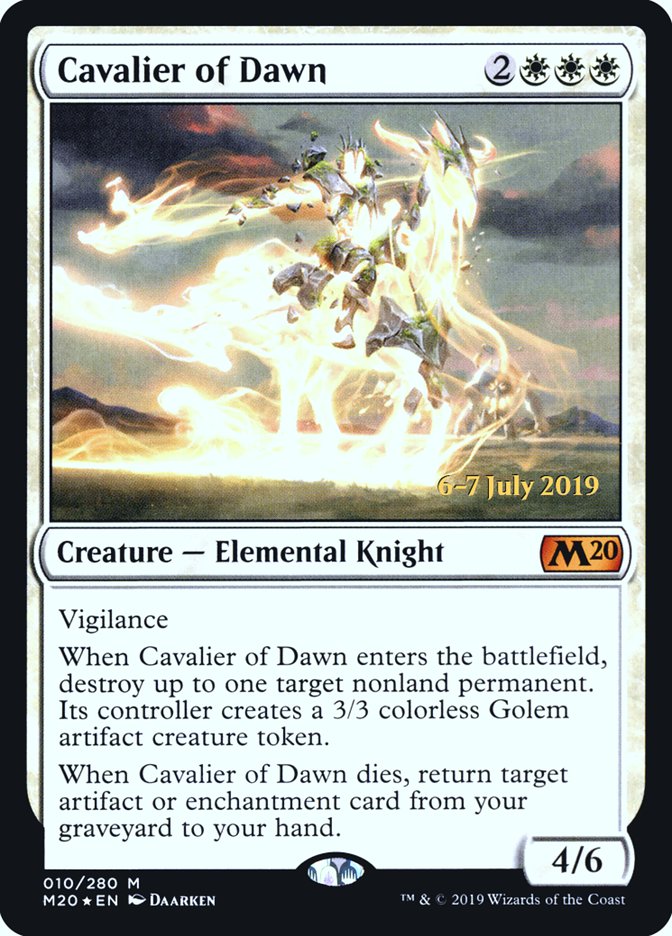 Cavalier of Dawn  [Core Set 2020 Prerelease Promos] | Exor Games Dartmouth