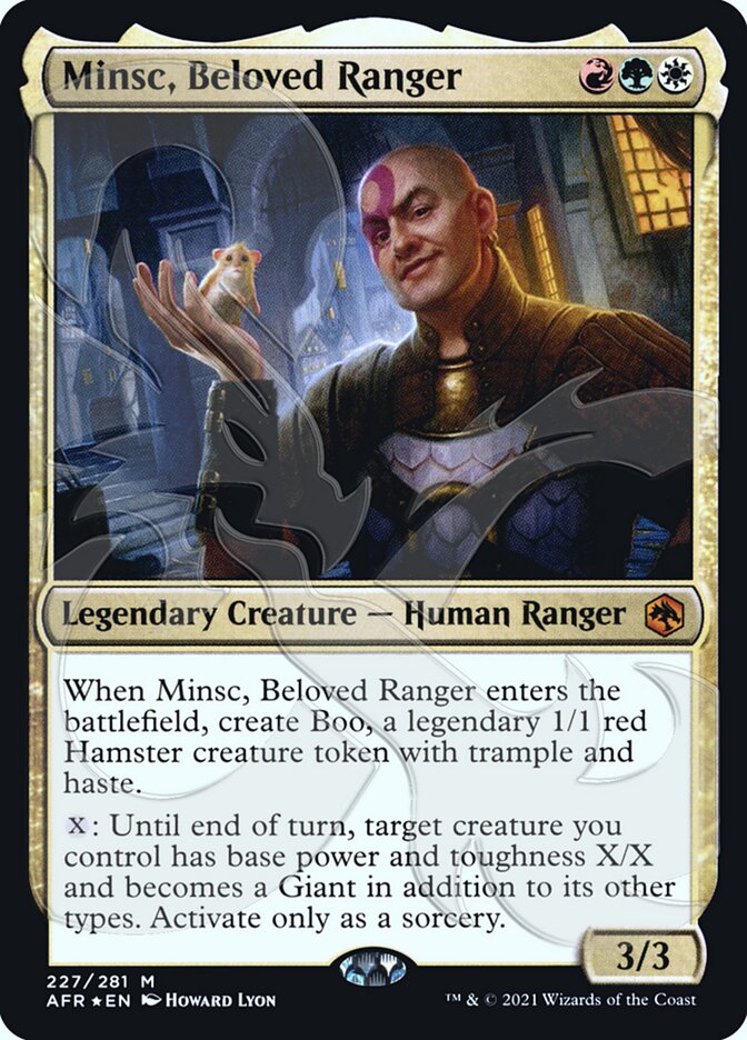 Minsc, Beloved Ranger (Ampersand Promo) [Dungeons & Dragons: Adventures in the Forgotten Realms Promos] | Exor Games Dartmouth